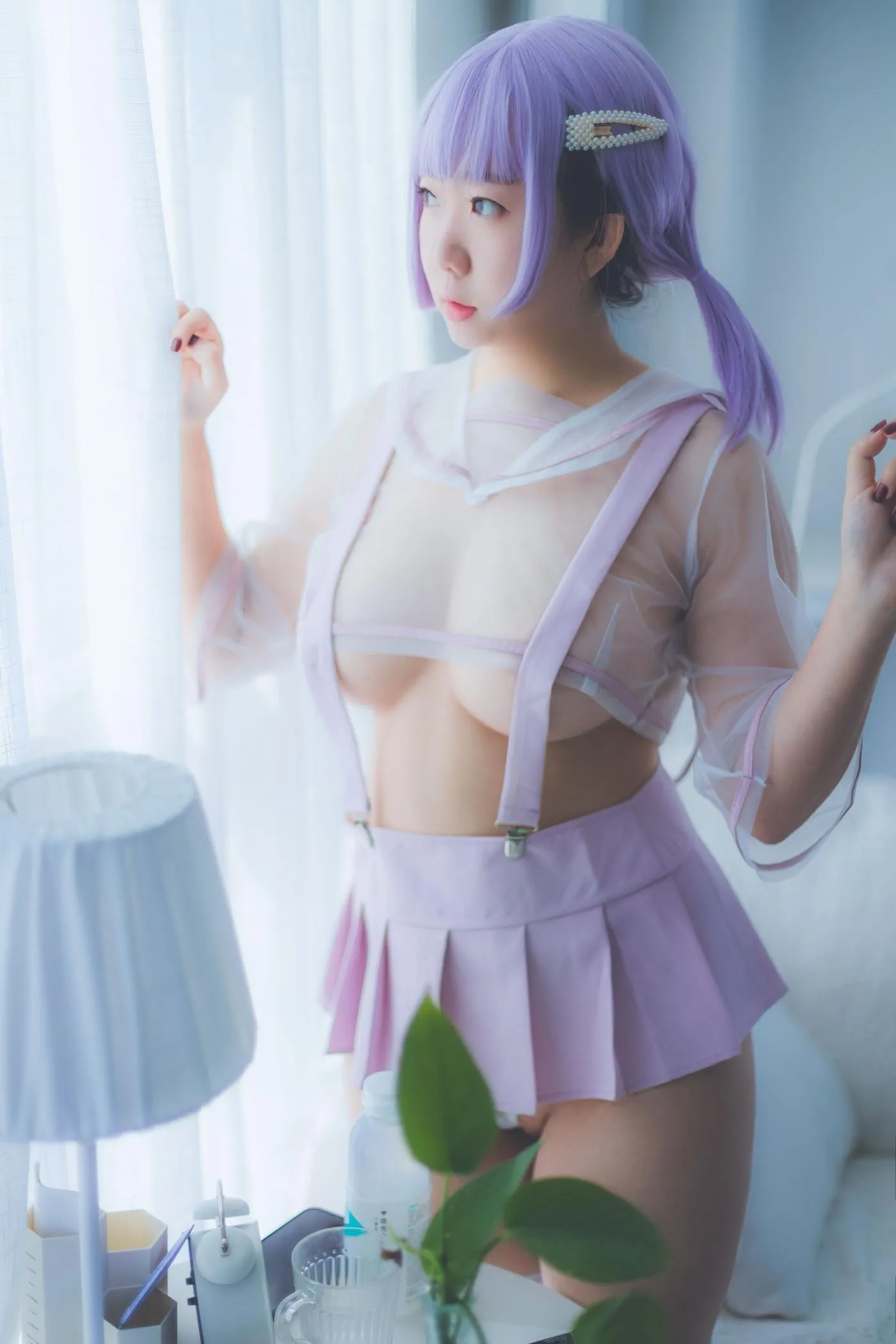 甜糖大魔王 – NO.01 粉色兔兔 [33P]插图1